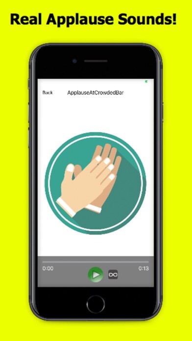 Emulate iPhone app Applause Sounds Applause Noise using MyAndroid