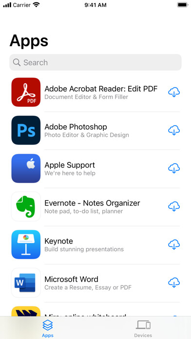 Emulate iPhone app Apple Business Essentials using MyAndroid
