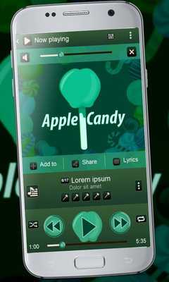Emulate Android APK Apple candy Music Player Theme Emulate Android APK Apple candy Music Player Theme