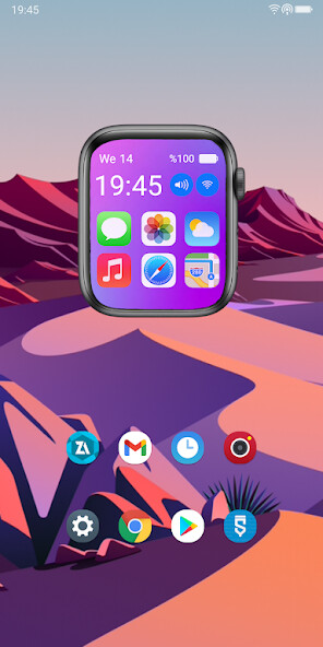 Run android online APK Apple Watch Widget from MyAndroid or emulate Apple Watch Widget using MyAndroid