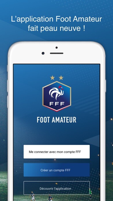 Emulate iPhone app Application Le Foot Amateur using MyAndroid