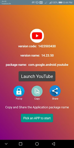 Emulate Android APK Application Package Name Checker Emulate Android APK Application Package Name Checker