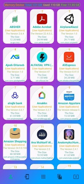 Run android online APK Applications Manager Share from MyAndroid or emulate Applications Manager Share using MyAndroid