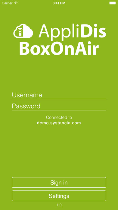 Emulate iPhone app AppliDis BoxOnAir using MyAndroid