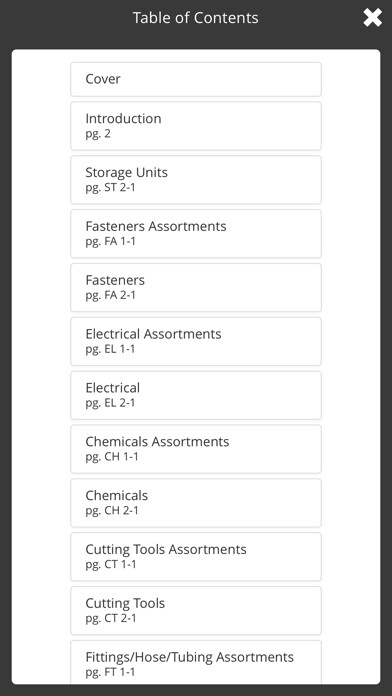 Emulate iPhone app Applied MSS℠ Product Catalog using MyAndroid