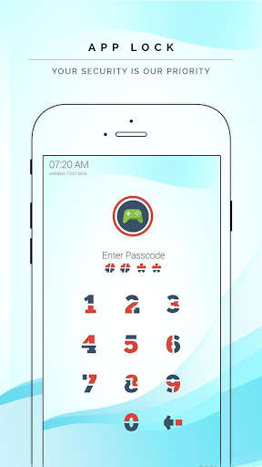 Run android online APK AppLock Blue Wave Theme from MyAndroid or emulate AppLock Blue Wave Theme using MyAndroid