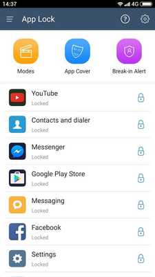 Emulate Android APK APPLock-Safe Lock Photos