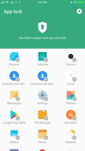Run android online APK App lock - System level security tools from MyAndroid or emulate App lock - System level security tools using MyAndroid