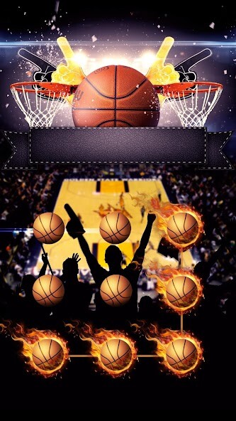 Emulate Android APK App Lock : Theme Basketball Emulate Android APK App Lock : Theme Basketball