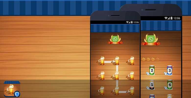 Emulate Android APK AppLock Theme - Beer