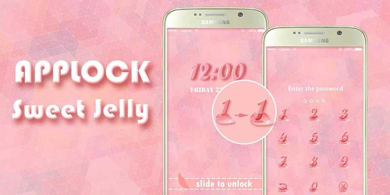 Emulate Android APK Applock Theme Sweet Jelly