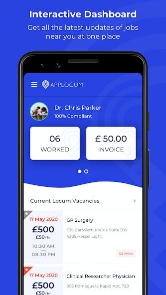 Run android online APK AppLocum from MyAndroid or emulate AppLocum using MyAndroid