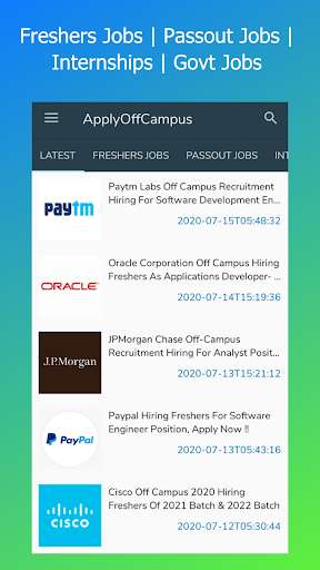 Run android online APK ApplyOffCampus - Placement Drives and Internships from MyAndroid or emulate ApplyOffCampus - Placement Drives and Internships using MyAndroid