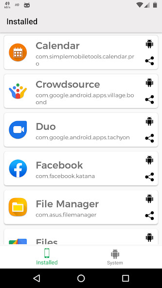 Run android online APK App Manager - apk Saver from MyAndroid or emulate App Manager - apk Saver using MyAndroid