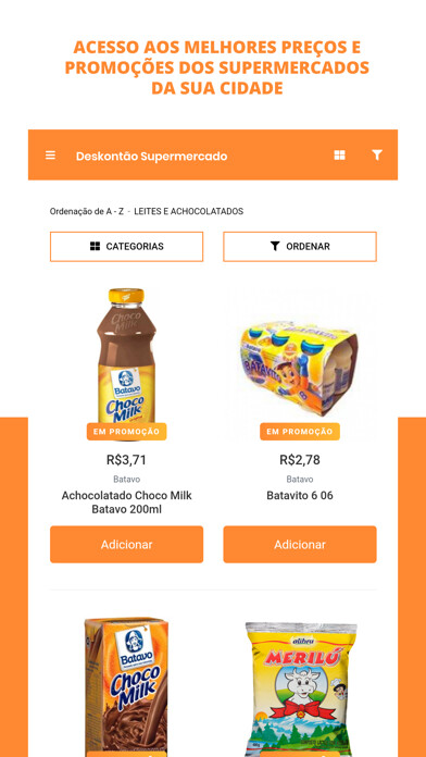 Emulate iPhone app AppMercados using MyAndroid