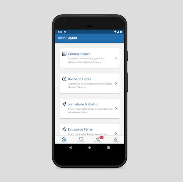 Run android online APK App Minha Jalles - Colaborador from MyAndroid or emulate App Minha Jalles - Colaborador using MyAndroid