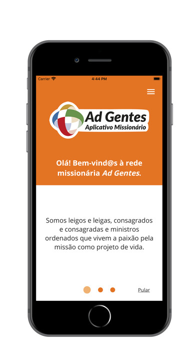 Emulate iPhone app App Missionário Ad Gentes using MyAndroid Emulate iPhone app App Missionário Ad Gentes using MyAndroid