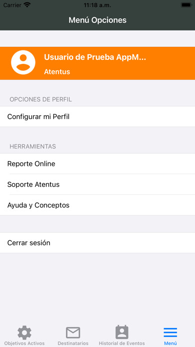 Emulate iPhone app AppMobile Atentus using MyAndroid Emulate iPhone app AppMobile Atentus using MyAndroid
