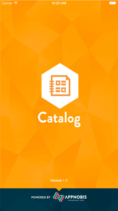 Emulate iPhone app APPNOBIS Catalog using MyAndroid