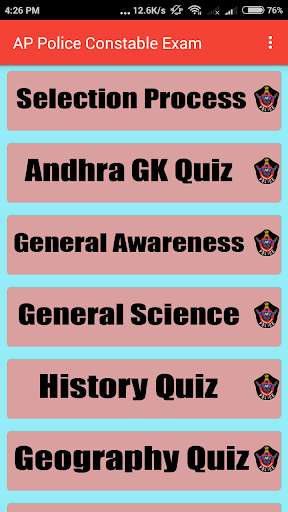 Run android online APK AP Police Constable Exam (Andhra Pradesh) from MyAndroid or emulate AP Police Constable Exam (Andhra Pradesh) using MyAndroid Run android online APK AP Police Constable Exam (Andhra Pradesh) from MyAndroid or emulate AP Police Constable Exam (Andhra Pradesh) using MyAndroid