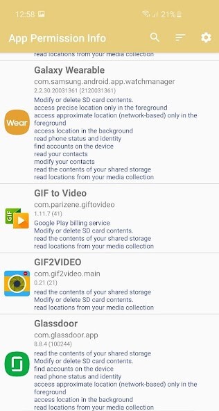 Emulate Android APK App Permission Info Emulate Android APK App Permission Info