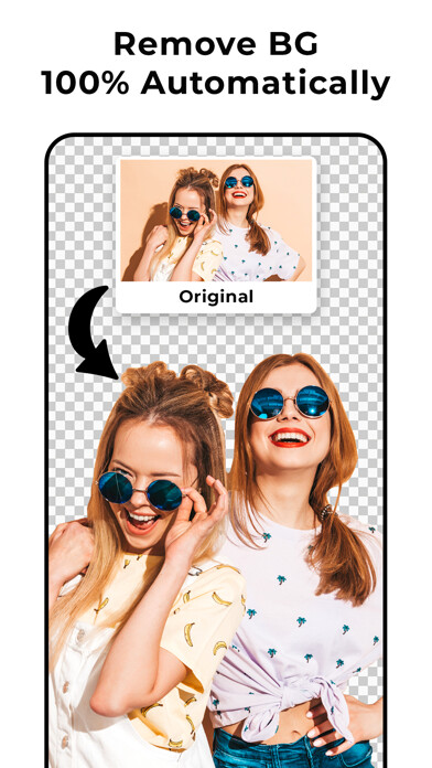 Emulate iPhone app App Photo Background Eraser using MyAndroid