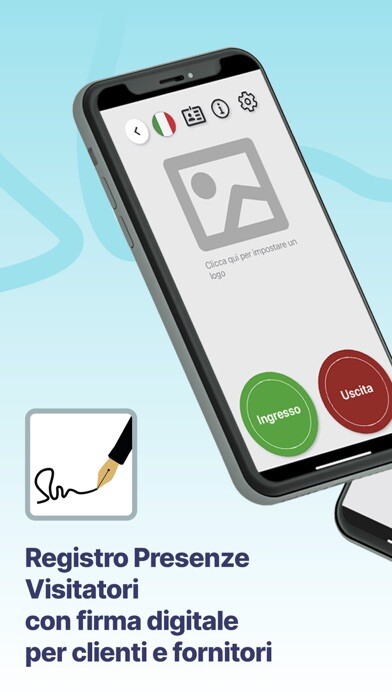 Emulate iPhone app App Registro Visitatori using MyAndroid Emulate iPhone app App Registro Visitatori using MyAndroid