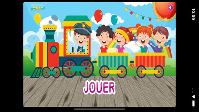 Emulate iPhone app Apprennent à compter français using MyAndroid