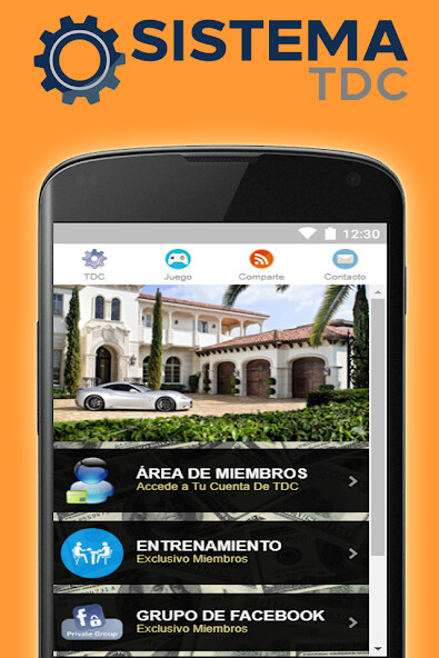 Run android online APK App Sistema TDC Equipo Pepe Luis from MyAndroid or emulate App Sistema TDC Equipo Pepe Luis using MyAndroid