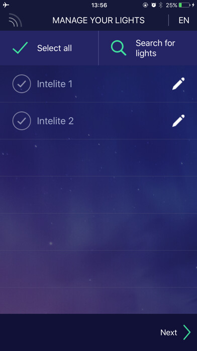 Emulate iPhone app App smart connection LED lights using MyAndroid