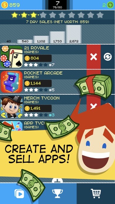 Emulate iPhone app App Tycoon using MyAndroid Emulate iPhone app App Tycoon using MyAndroid