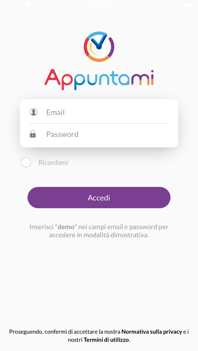 Emulate iPhone app Appuntami using MyAndroid Emulate iPhone app Appuntami using MyAndroid