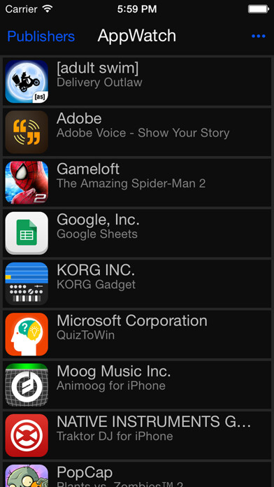 Emulate iPhone app AppWatch using MyAndroid