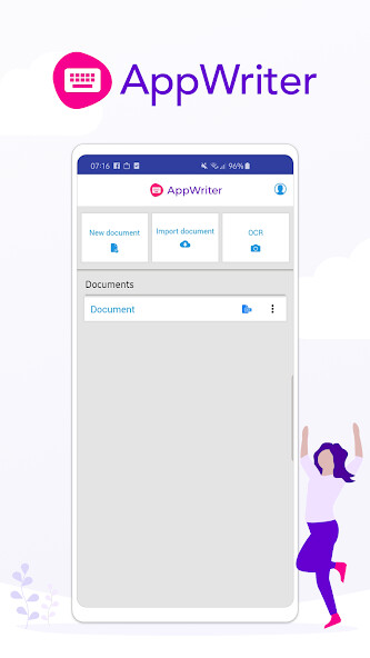 Run android online APK AppWriter from MyAndroid or emulate AppWriter using MyAndroid