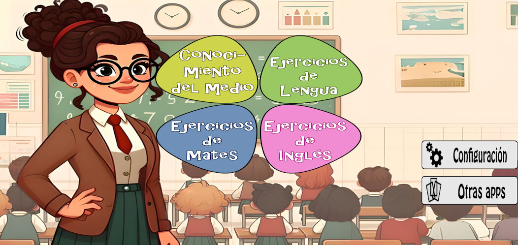 Emulate iPhone app Aprende Primaria Jugando using MyAndroid