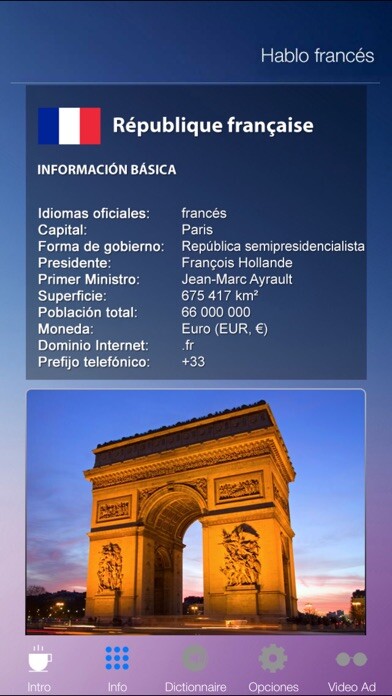 Emulate iPhone app Aprender Francés Audio Curso y Vocabulario Rápido using MyAndroid Emulate iPhone app Aprender Francés Audio Curso y Vocabulario Rápido using MyAndroid