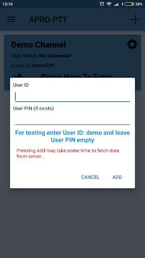 Run android online APK APRO-PTT from MyAndroid or emulate APRO-PTT using MyAndroid