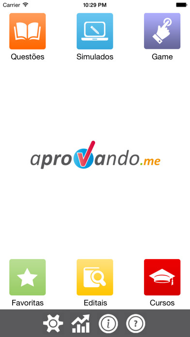 Emulate iPhone app Aprovando.me using MyAndroid
