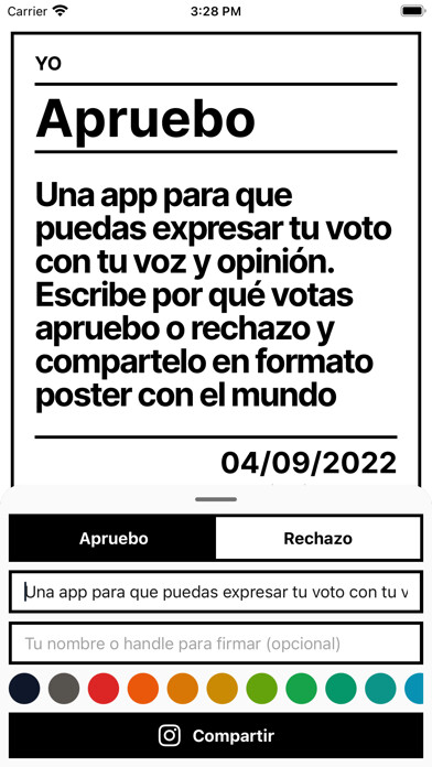 Emulate iPhone app Apruebo o Rechazo using MyAndroid Emulate iPhone app Apruebo o Rechazo using MyAndroid