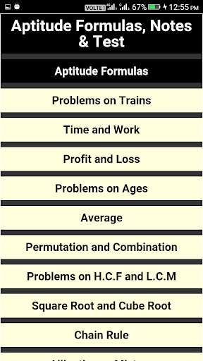 Run android online APK Aptitude Formula, Notes or Test 2019 from MyAndroid or emulate Aptitude Formula, Notes or Test 2019 using MyAndroid