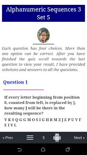 Emulate Android APK Aptitude Quiz - Alphanumeric-1 Emulate Android APK Aptitude Quiz - Alphanumeric-1