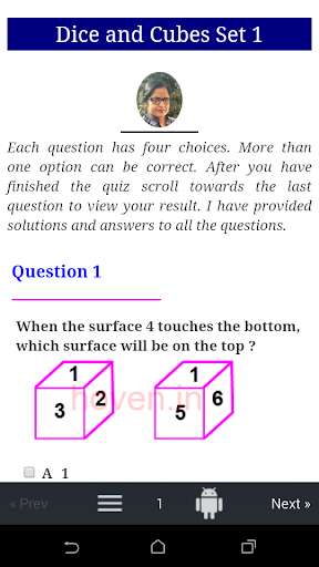Run android online APK Aptitude Quiz - Cubes and Dice from MyAndroid or emulate Aptitude Quiz - Cubes and Dice using MyAndroid Run android online APK Aptitude Quiz - Cubes and Dice from MyAndroid or emulate Aptitude Quiz - Cubes and Dice using MyAndroid