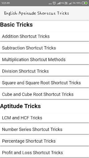 Run android online APK Aptitude Shortcut Tricks in English from MyAndroid or emulate Aptitude Shortcut Tricks in English using MyAndroid Run android online APK Aptitude Shortcut Tricks in English from MyAndroid or emulate Aptitude Shortcut Tricks in English using MyAndroid