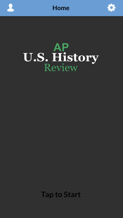 Emulate iPhone app APUSH Review MCQ using MyAndroid