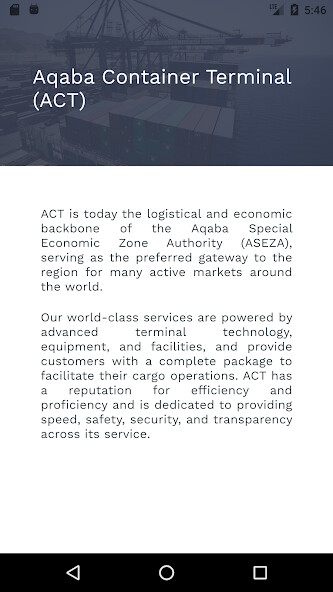 Emulate Aqaba Container Terminal (ACT) from MyAndroid or run Aqaba Container Terminal (ACT) using MyAndroid