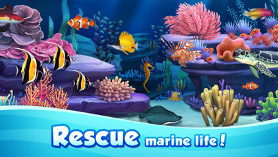 Emulate iPhone app Aqua Blast: Puzzle Adventure using MyAndroid
