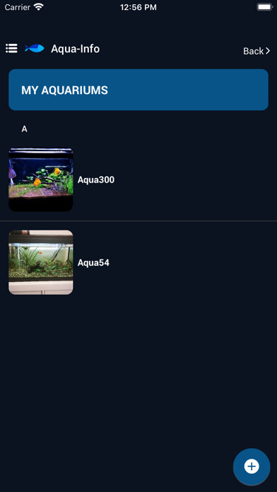 Emulate iPhone app Aqua-Info - Aquarium using MyAndroid Emulate iPhone app Aqua-Info - Aquarium using MyAndroid