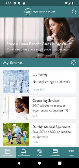 Run android online APK Aquarian Health from MyAndroid or emulate Aquarian Health using MyAndroid