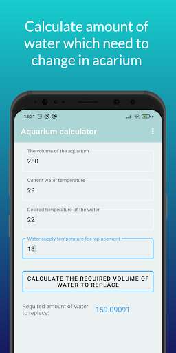 Run android online APK Aquarium Calculator - control water temperature from MyAndroid or emulate Aquarium Calculator - control water temperature using MyAndroid Run android online APK Aquarium Calculator - control water temperature from MyAndroid or emulate Aquarium Calculator - control water temperature using MyAndroid