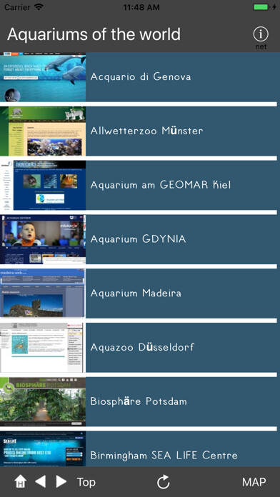 Emulate iPhone app Aquariums of the World using MyAndroid Emulate iPhone app Aquariums of the World using MyAndroid